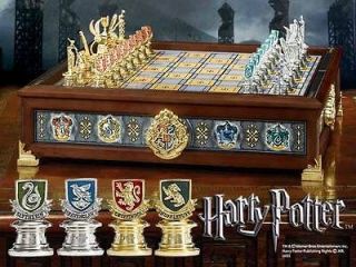Harry Potter The Hogwarts Houses Quidditch Chess Set