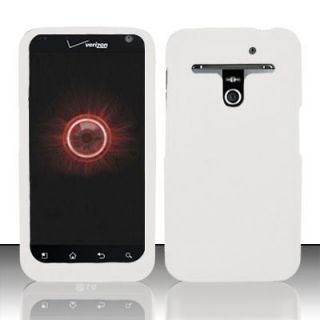 Rubber White Rubberized HARD Protector Case Phone Cover MetroPCS LG 