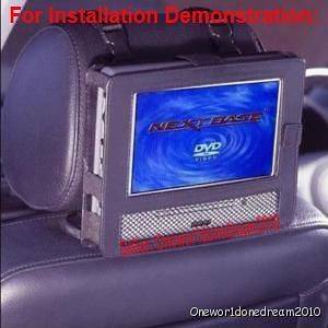   Car Headrest Mount Holder for 9 inch Screen Portable DVD Player Case B