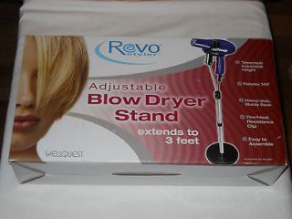 Revo Styler Adjustable Blow Dryer Stand Vertical Angle Telescopic 3 ft 