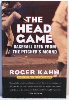 THE HEAD GAME Baseball Seen From Pitchers Mound Kahn History Players 