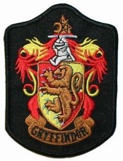 Harry Potter House Gryffindor Shield Iron On Badge Applique Patch