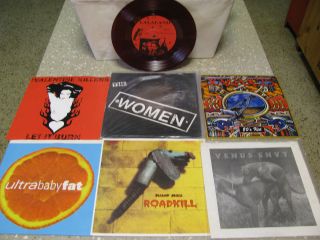 Colored Vinyl Record Lot VENUS ENVY ultrababyfat XANAX25 LaLaLand 