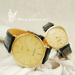 Classic gorgeous design super thin dial quartz couple watches