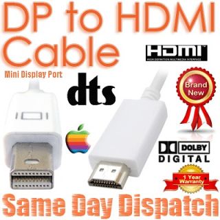 Mini Display Port to HDMI HD Digital 20 Pin Mac Cable 0.5M 1M 1.5M 2M 