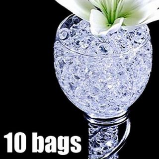 10 Bags WATER AQUA GEL BALL BEAD WEDDING HOME DECORATION