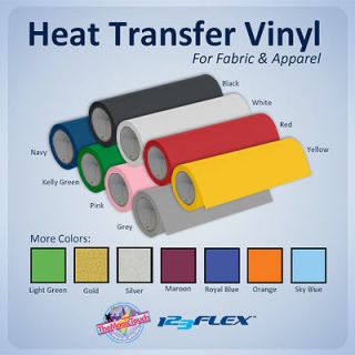 Heat Transfer Vinyl For Tshirts   20 x 10 Feet Rolls