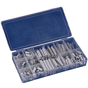 200 piece SMALL METAL LOOSE STEEL COIL SPRINGS ASSORTMENT KIT SET