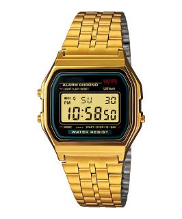 Classic Gold Metal Watch Fashion Vintage Digital Display Retro LCD 
