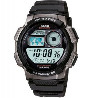 Casio Digital Mens Watch, 100M, 5 Alarms, Chronograph, Low Ship 
