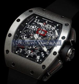 Richard Mille Automatic Chrono Big Date RM 011 1 White Gold RM 011 1