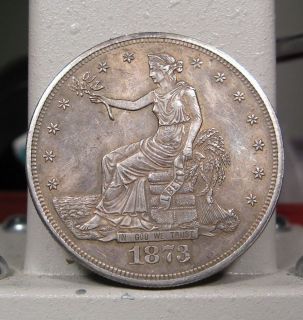 1873 Trade Silver Dollar *Original AU/BU* Lustrous