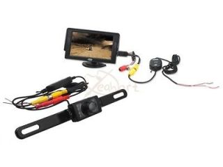   Car Rear View System Wireless Backup Camera + 4.3 TFT LCD Monitor