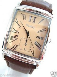 Newly listed Mens Henley Designer Watch Gents Gift Beige Face ( HM4)