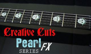   Tom Delonge Custom Shop Strat White MOP Abalone Guitar Decal Inlays