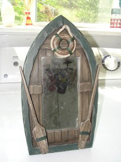   mirror, nautical, wall hanging or table top, with oars, decorate