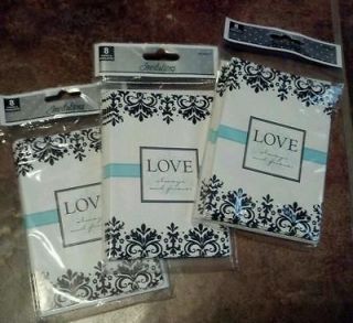 Invitations (lot of 3  each has 8 cards and envelopes)