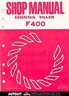 1976 Honda F400 Roto Tiller Shop Manual NOS