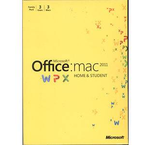 Microsoft Office 2011 MAC Home & Student 3 User Retail Box W7F 00014