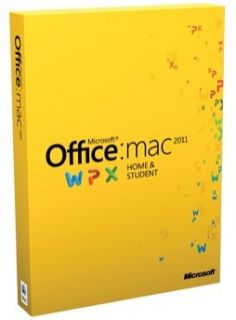 Microsoft icrosoft Office for Mac Home and Student Edition 2011 