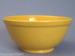 Vintage Bauer Pottery USA Plainware #3 Huge Yellow Mixing Bowl