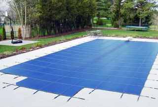 MESH, Winter SAFETY POOL COVER for INGROUND Swimming POOL, 12 yr, ALL 