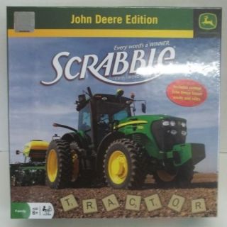 JOHN DEERE Edition SCRABBLE Collectors Edition   Crossword Board Game