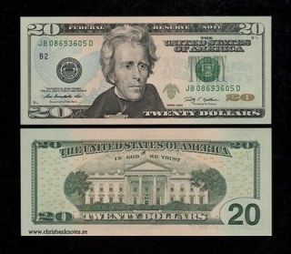 UNITED STATES USA $20 DOLLARS 2009 UNC banknote, P new   AMERICA
