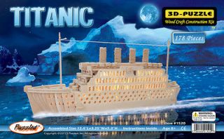 Titanic 3D Puzzle Wood Craft Construction Kit