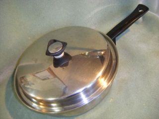   by REGAL WATERLESS COOKWARE MAXAM  PLY SURGICAL STEEL 10 PAN & LID