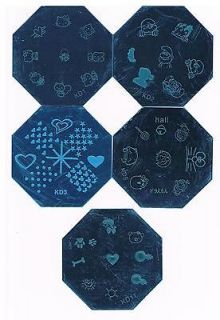 stamping device nail art plate kd seriers from hong kong