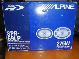 Alpine Type R SPR 69LP 2 Way 6 x 9 Car Speaker