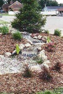 PONDLESS WATERFALL AND STREAM COMPLETE KIT 12x25W/10x2​5 45 MIL 