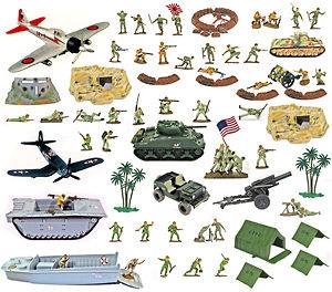 WWII Pacific Campaign   SuperDeluxe Toy Soldier Playset