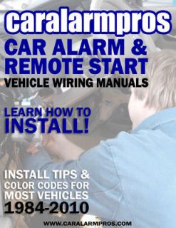 CarAlarmPros Car Alarm & Remote Starter Install Guides