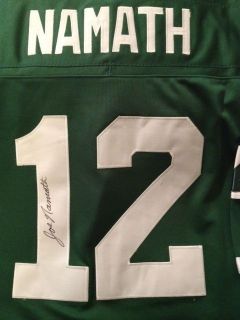  Namath 12 New York Jets Mitchell & Ness Autographed / Signed Jersey