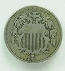 1867 US SHIELD NICKEL FIVE CENT COIN