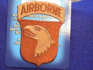 Patch US Military 101ST Airborne Unit patch for Screaming Eagles 