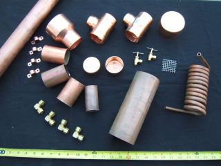 Reflux Still Kit   Pipe and Fittings   YOU Assemble 