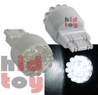   3357A 3357 Super White Round 19 LED 2 x Bulbs #2nw Parking Au7 Lamp