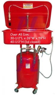 Air Pneumatic Fluid Solvent Parts Washer 13 Gallon Storage Tank *FREE 