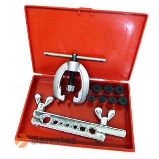 10 Pc Brake And Air Line Double Flaring Tool Set Case Flare Hand Tool 