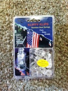 Klippy Klips/Clips   10 Pack for Awning Lights, Banners
