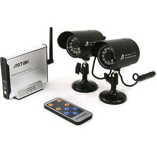 2x Wireless Security IR Cameras. Model CM 812C2