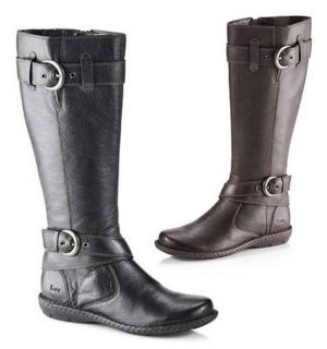 BORN b.o.c. Leather Riding Style Boots in Black or Brown