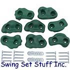 SWING SET PLAYGROUND ROCK HOLDS SMALL TEXTURED SET OF 8   FORT 
