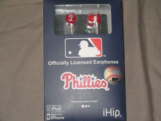 Philadelphia Phillies Earphones Ear Buds iPod iPhone New in box 