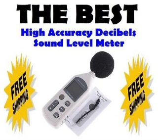 Sound Noise Audio Decibel Meter Analyzer Tester Volume Monitor 