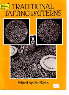 Traditional Tatting Patterns Leaflet by Rita Weiss