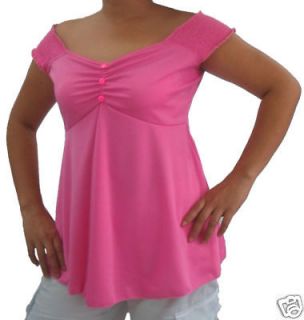 Pink Baby Doll Top Blouse Plus Size Clothing 3X 22/24